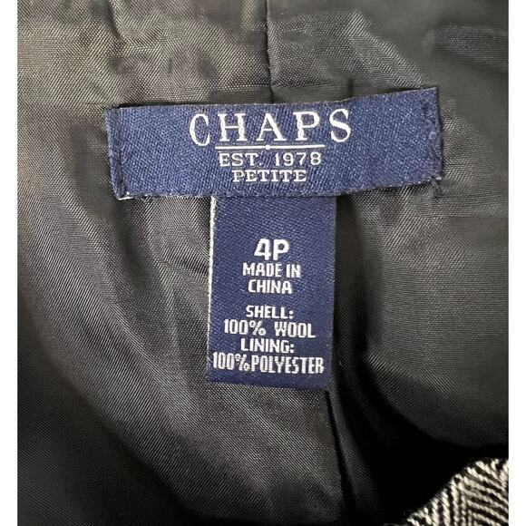 Chaps Wool Herringbone Skirt - Picture 4 of 4